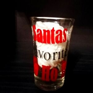 Santa's favorite ho ho ho shot glass